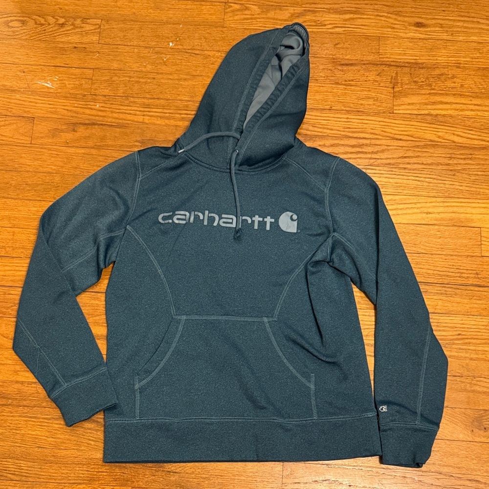 Carhartt Dark Teal Pullover Hoodie